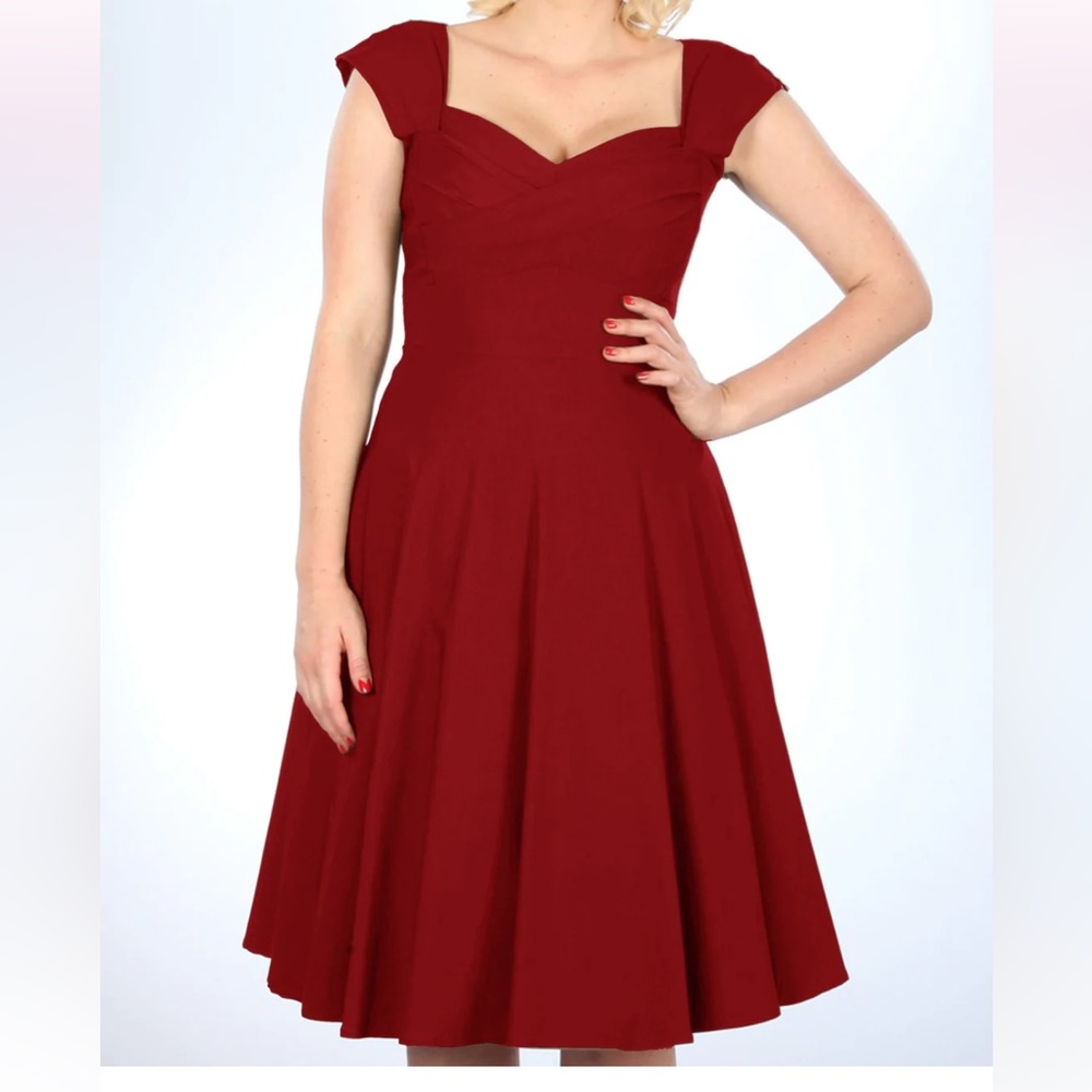 Stop staring Madstyle swing dress red size XS